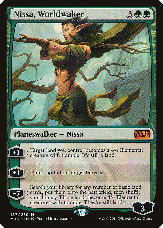 Nissa, Worldwaker [Magic 2015] | Jomio and Rueliete's Cards and Comics