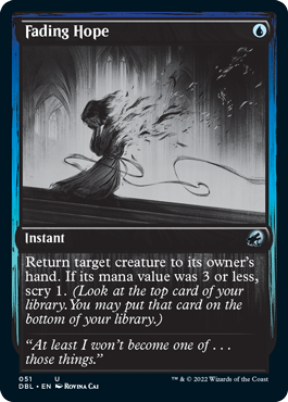 Fading Hope [Innistrad: Double Feature] | Jomio and Rueliete's Cards and Comics