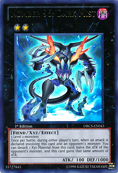 Number 96: Dark Mist [ORCS-EN043] Ultra Rare | Jomio and Rueliete's Cards and Comics