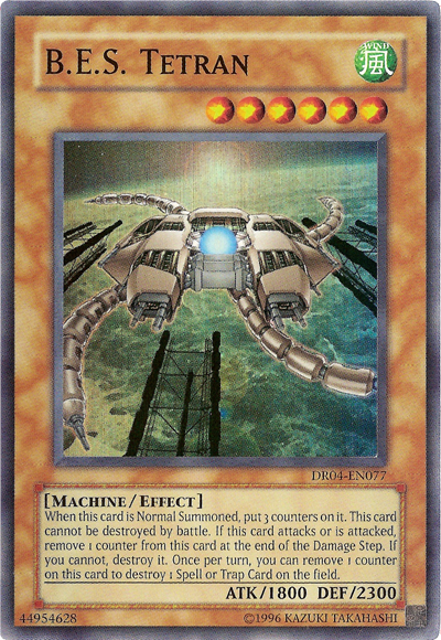 B.E.S. Tetran [DR04-EN077] Super Rare | Jomio and Rueliete's Cards and Comics