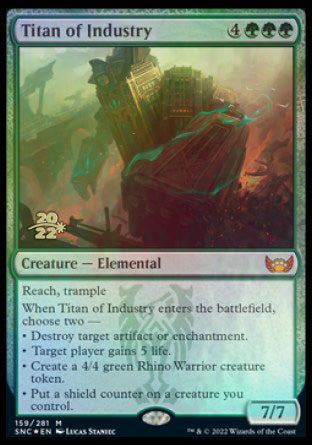 Titan of Industry [Streets of New Capenna Prerelease Promos] | Jomio and Rueliete's Cards and Comics