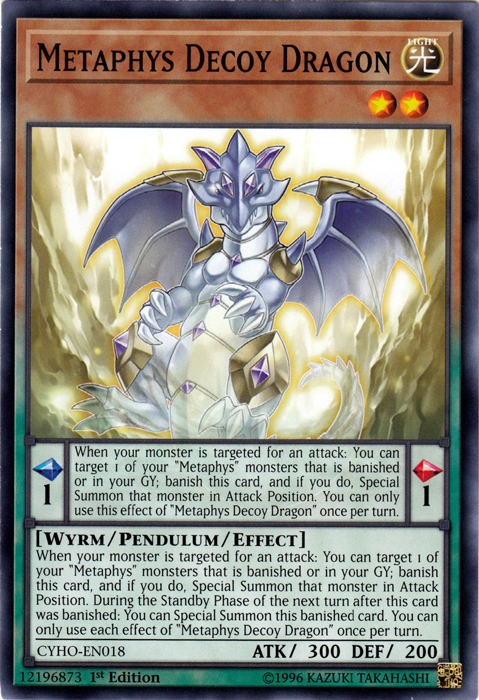 Metaphys Decoy Dragon [CYHO-EN018] Common | Jomio and Rueliete's Cards and Comics