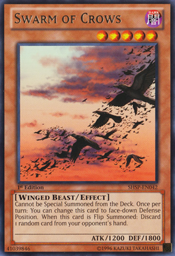 Swarm of Crows [SHSP-EN042] Rare | Jomio and Rueliete's Cards and Comics