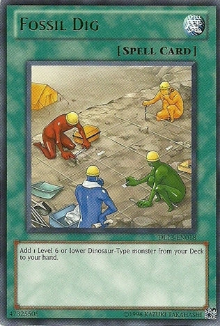 Fossil Dig (Green) [DL13-EN018] Rare | Jomio and Rueliete's Cards and Comics