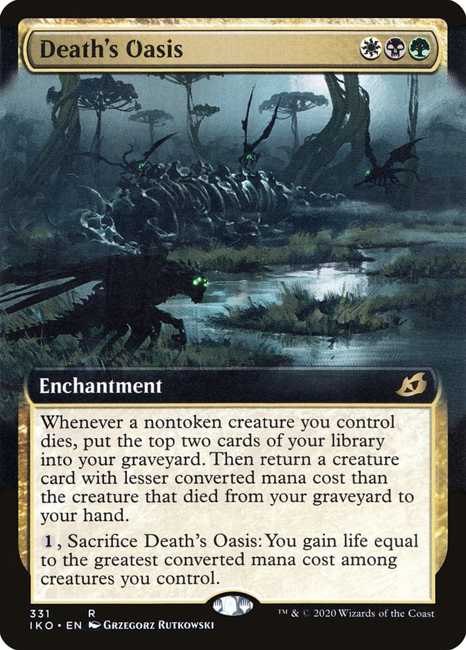 Death's Oasis (Extended Art) [Ikoria: Lair of Behemoths] | Jomio and Rueliete's Cards and Comics