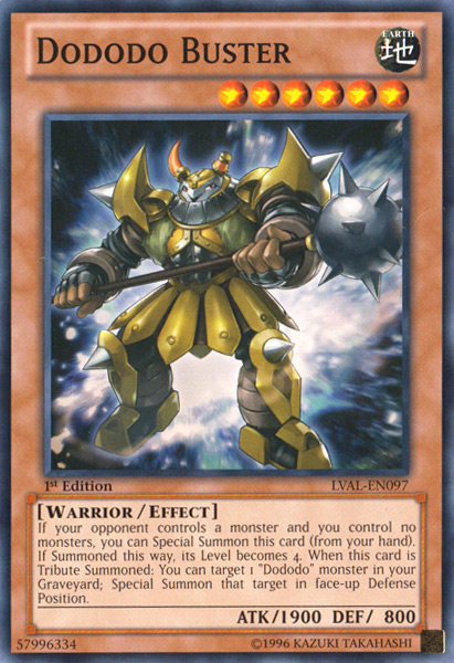 Dododo Buster [LVAL-EN097] Common | Jomio and Rueliete's Cards and Comics