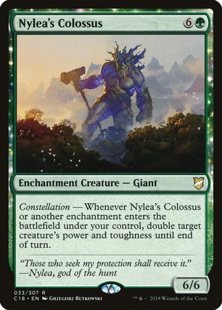 Nylea's Colossus [Commander 2018] | Jomio and Rueliete's Cards and Comics