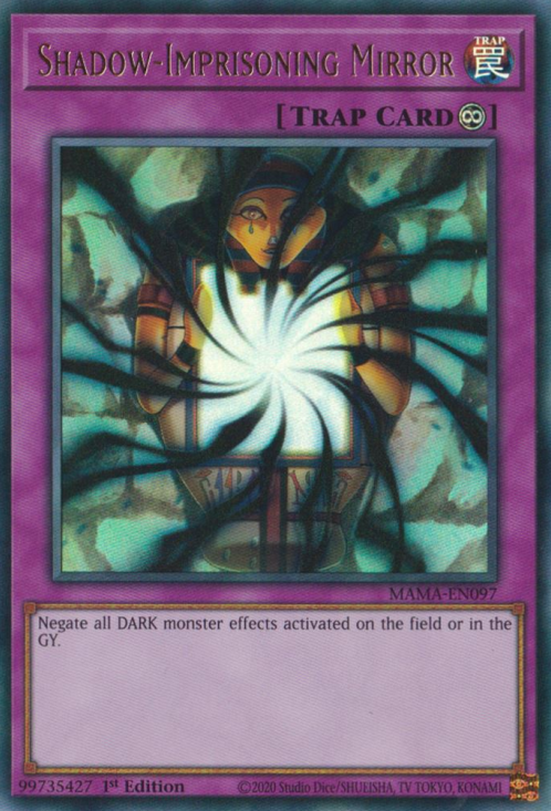 Shadow-Imprisoning Mirror [MAMA-EN097] Ultra Rare | Jomio and Rueliete's Cards and Comics