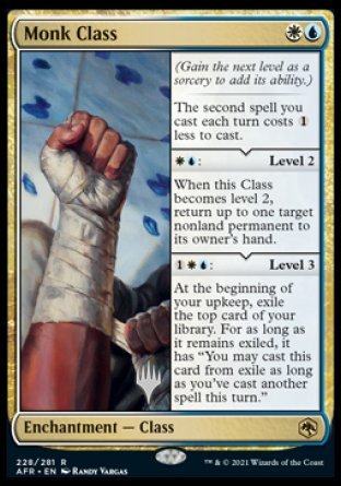 Monk Class (Promo Pack) [Dungeons & Dragons: Adventures in the Forgotten Realms Promos] | Jomio and Rueliete's Cards and Comics