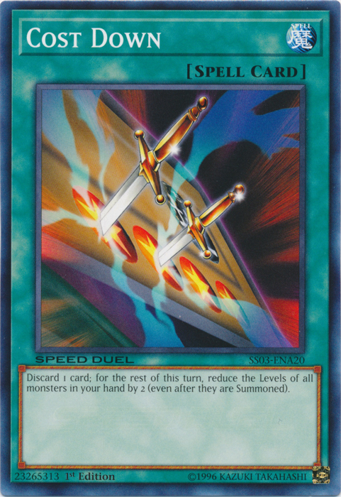 Cost Down [SS03-ENA20] Common | Jomio and Rueliete's Cards and Comics