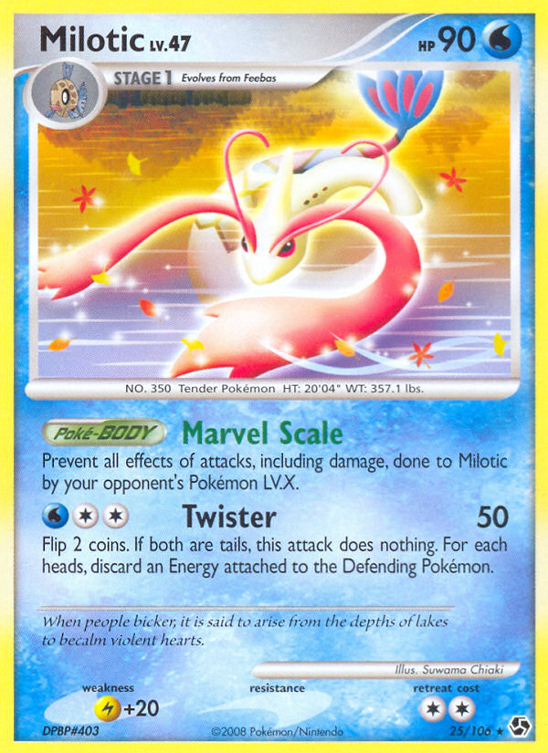 Milotic (25/106) [Diamond & Pearl: Great Encounters] | Jomio and Rueliete's Cards and Comics