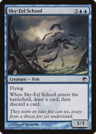 Sky-Eel School [Scars of Mirrodin] | Jomio and Rueliete's Cards and Comics
