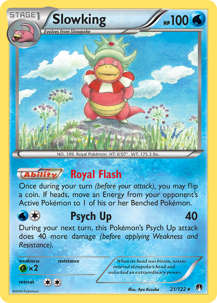 Slowking (21/122) [XY: BREAKpoint] | Jomio and Rueliete's Cards and Comics
