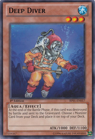 Deep Diver [BP01-EN017] Rare | Jomio and Rueliete's Cards and Comics