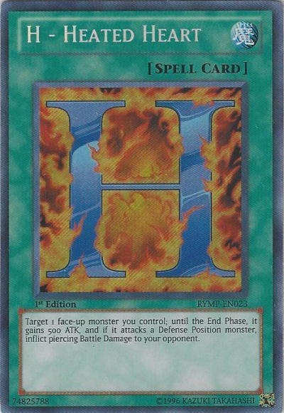 H - Heated Heart [RYMP-EN023] Secret Rare | Jomio and Rueliete's Cards and Comics