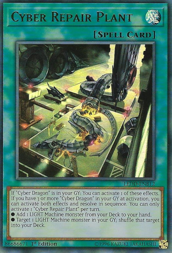 Cyber Repair Plant (UR) [LEDD-ENB12] Ultra Rare | Jomio and Rueliete's Cards and Comics