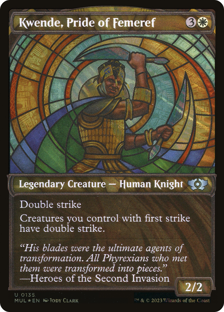 Kwende, Pride of Femeref (Halo Foil) [Multiverse Legends] | Jomio and Rueliete's Cards and Comics