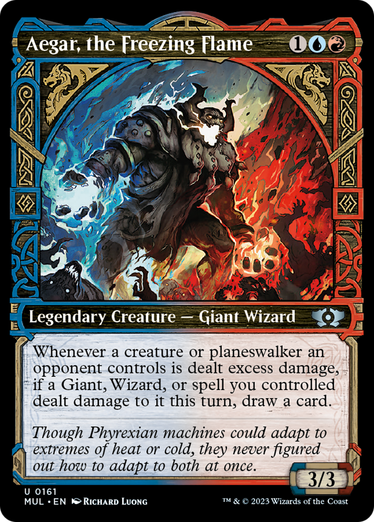 Aegar, the Freezing Flame (Halo Foil) [Multiverse Legends] | Jomio and Rueliete's Cards and Comics
