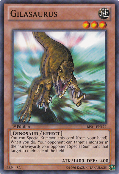 Gilasaurus [BP01-EN177] Common | Jomio and Rueliete's Cards and Comics