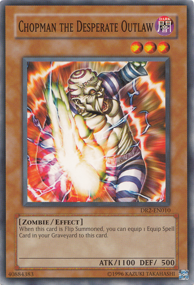 Chopman the Desperate Outlaw [DR2-EN010] Common | Jomio and Rueliete's Cards and Comics