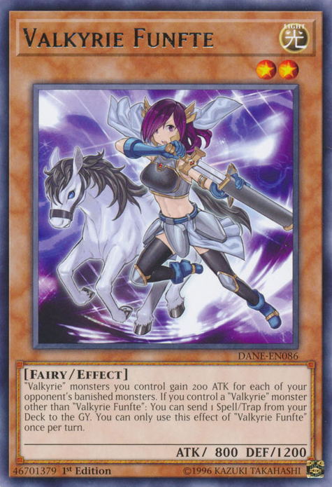 Valkyrie Funfte [DANE-EN086] Rare | Jomio and Rueliete's Cards and Comics