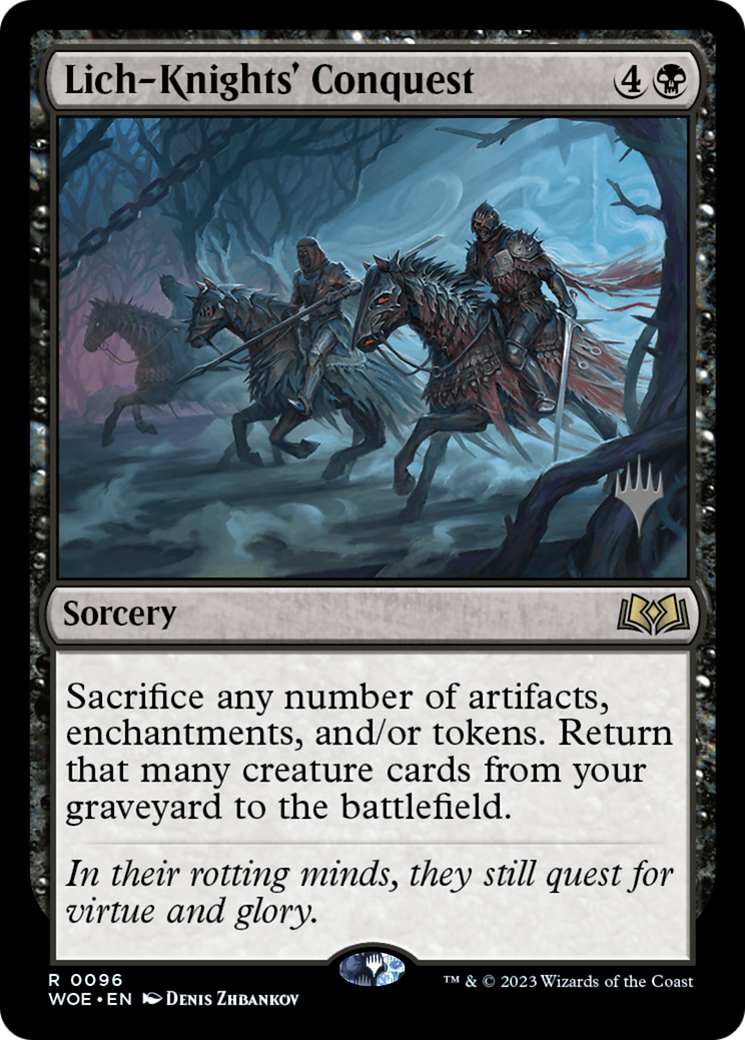 Lich-Knights' Conquest (Promo Pack) [Wilds of Eldraine Promos] | Jomio and Rueliete's Cards and Comics