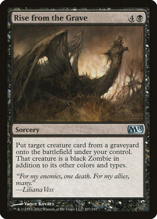 Rise from the Grave [Magic 2013] | Jomio and Rueliete's Cards and Comics