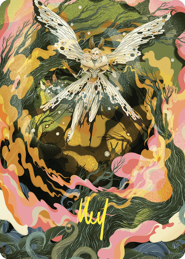Greater Auramancy Art Card (Gold-Stamped Signature) [Wilds of Eldraine Art Series] | Jomio and Rueliete's Cards and Comics