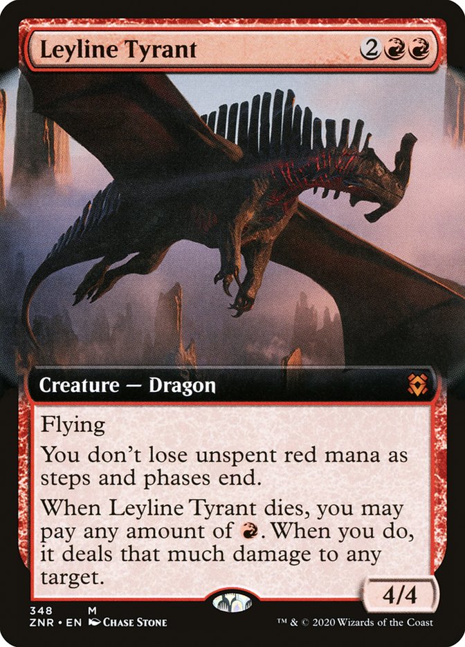 Leyline Tyrant (Extended Art) [Zendikar Rising] | Jomio and Rueliete's Cards and Comics