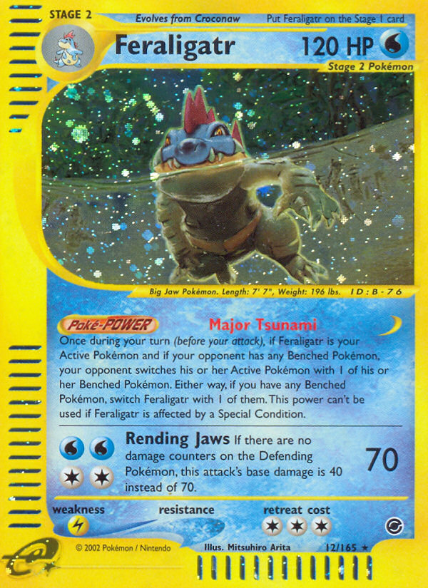 Feraligatr (12/165) [Expedition: Base Set] | Jomio and Rueliete's Cards and Comics
