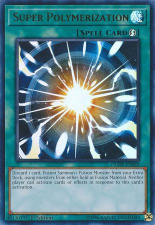 Super Polymerization [DUDE-EN040] Ultra Rare | Jomio and Rueliete's Cards and Comics