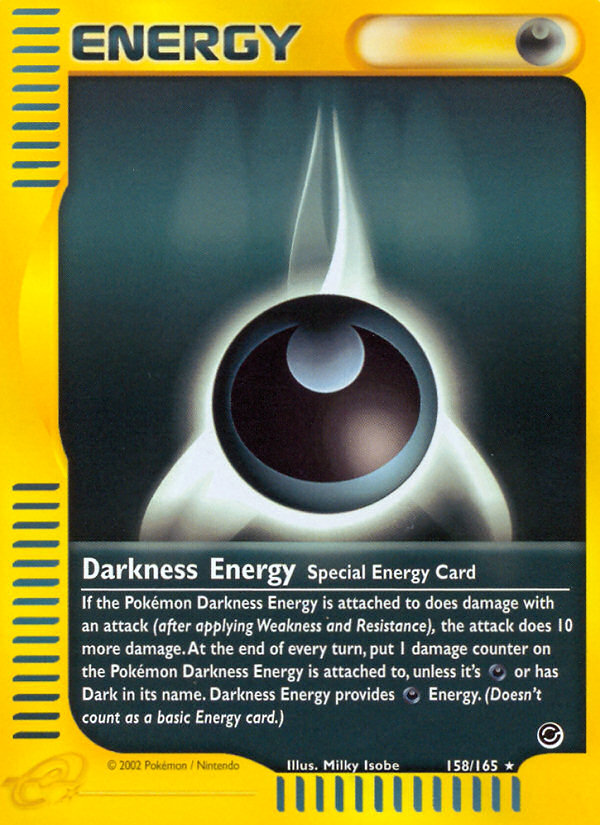 Darkness Energy (158/165) [Expedition: Base Set] | Jomio and Rueliete's Cards and Comics