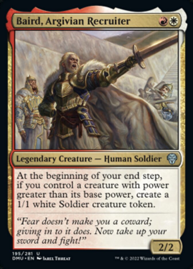 Baird, Argivian Recruiter [Dominaria United] | Jomio and Rueliete's Cards and Comics