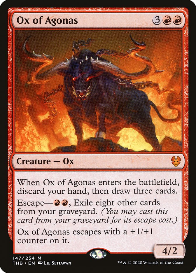 Ox of Agonas [Theros Beyond Death] | Jomio and Rueliete's Cards and Comics