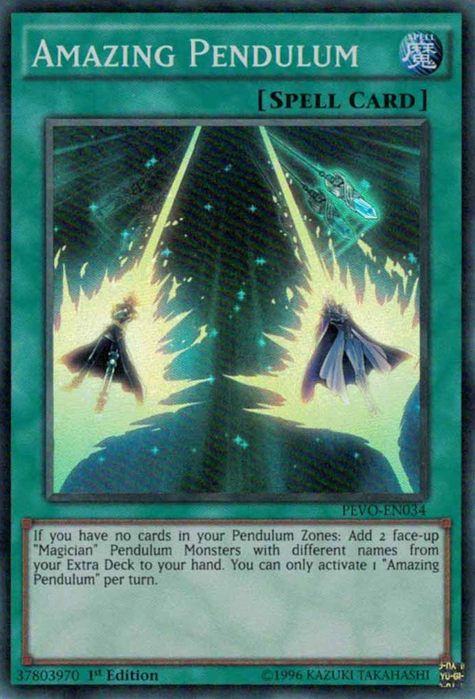 Amazing Pendulum [PEVO-EN034] Super Rare | Jomio and Rueliete's Cards and Comics