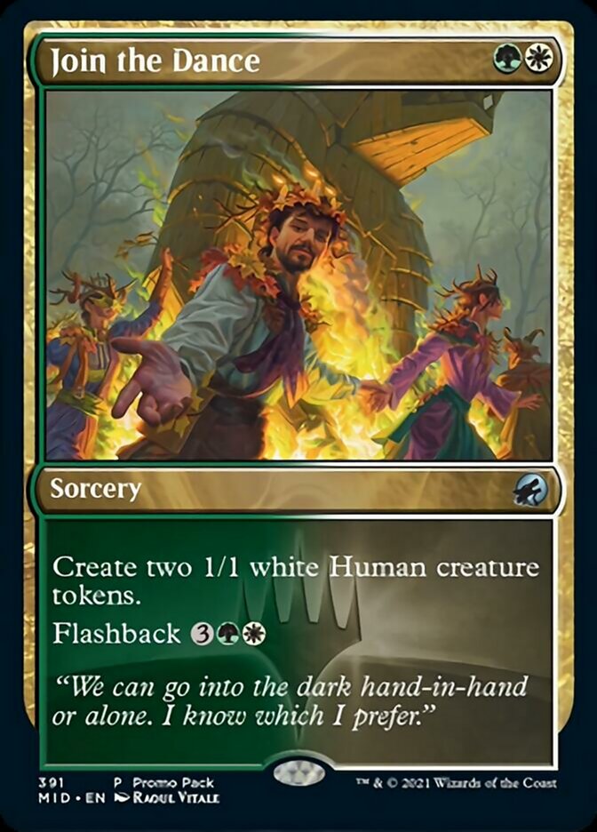 Join the Dance (Promo Pack) [Innistrad: Midnight Hunt Promos] | Jomio and Rueliete's Cards and Comics