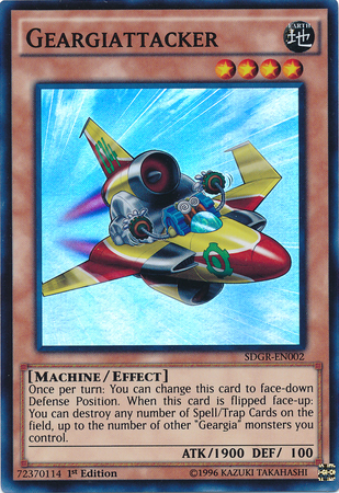 Geargiattacker [SDGR-EN002] Super Rare | Jomio and Rueliete's Cards and Comics