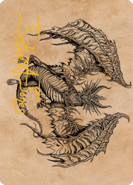 Ganax, Astral Hunter Art Card (Gold-Stamped Signature) [Commander Legends: Battle for Baldur's Gate Art Series] | Jomio and Rueliete's Cards and Comics