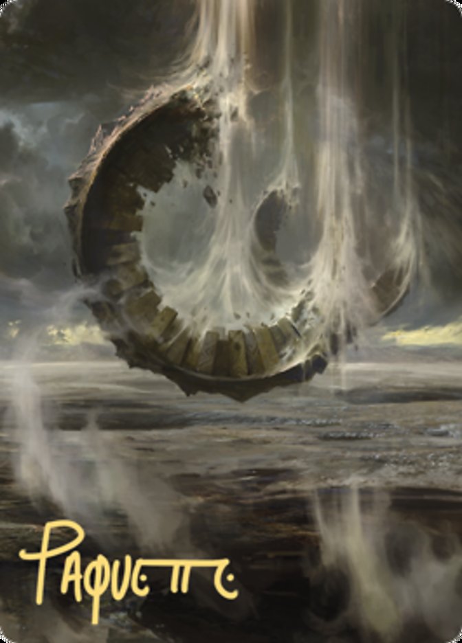 Wasteland Art Card (Gold-Stamped Signature) [Zendikar Rising Art Series] | Jomio and Rueliete's Cards and Comics