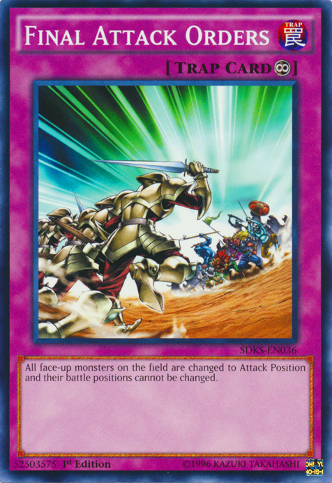 Final Attack Orders [SDKS-EN036] Common | Jomio and Rueliete's Cards and Comics