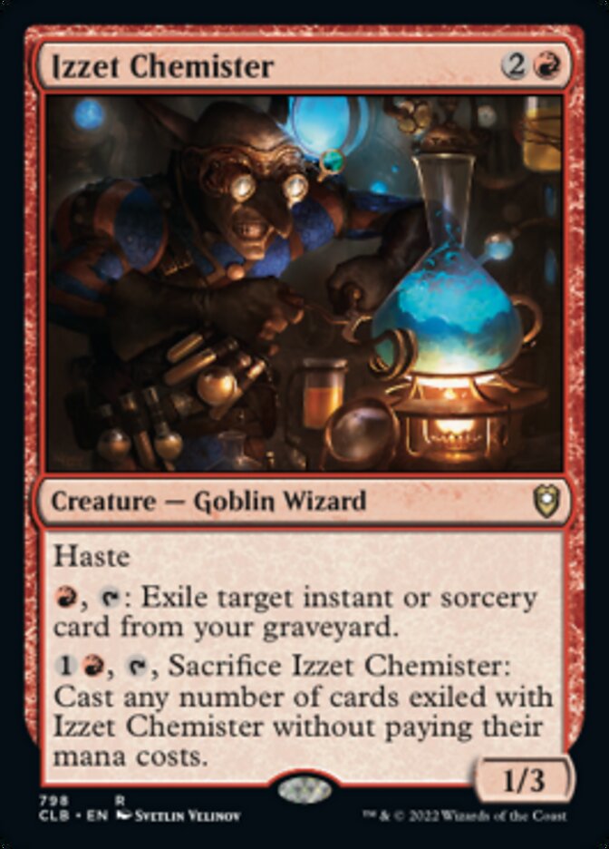 Izzet Chemister [Commander Legends: Battle for Baldur's Gate] | Jomio and Rueliete's Cards and Comics