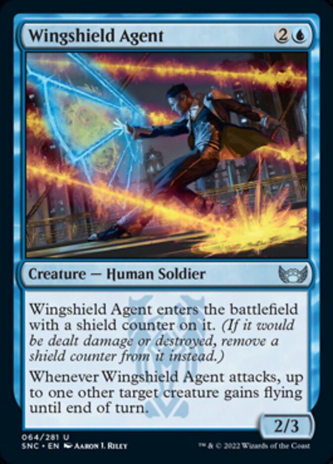 Wingshield Agent [Streets of New Capenna] | Jomio and Rueliete's Cards and Comics