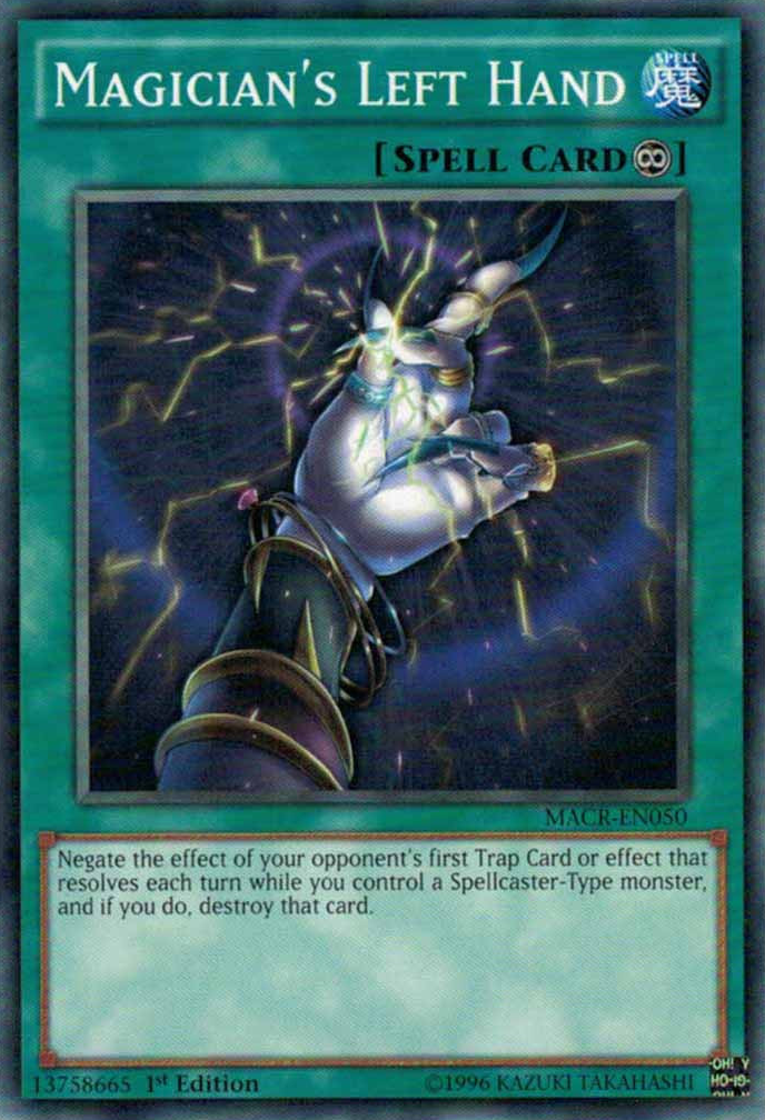 Magician's Left Hand [MACR-EN050] Common | Jomio and Rueliete's Cards and Comics