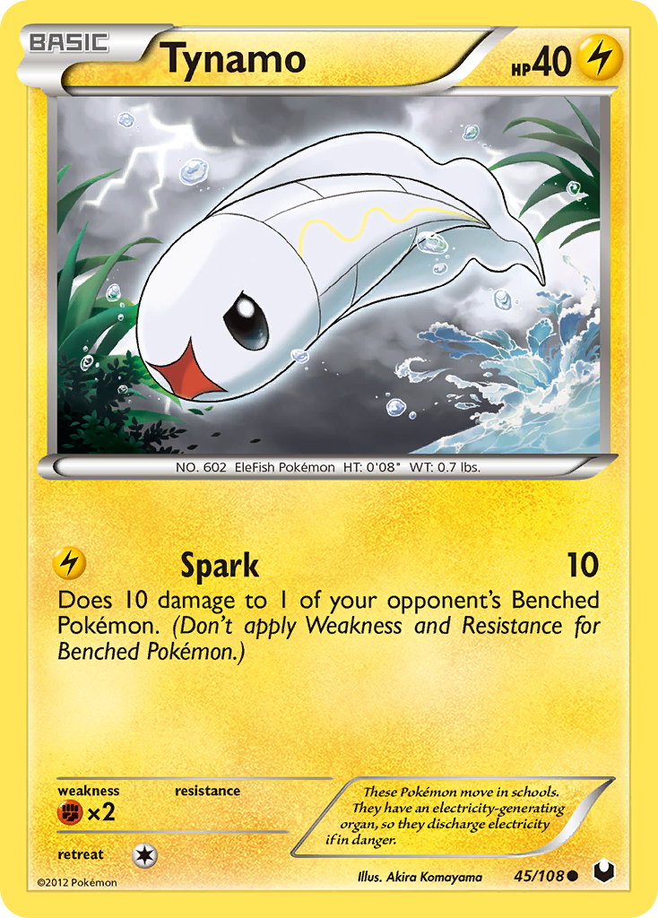 Tynamo (45/108) [Black & White: Dark Explorers] | Jomio and Rueliete's Cards and Comics