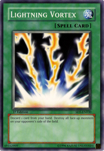 Lightning Vortex [SD5-EN030] Common | Jomio and Rueliete's Cards and Comics