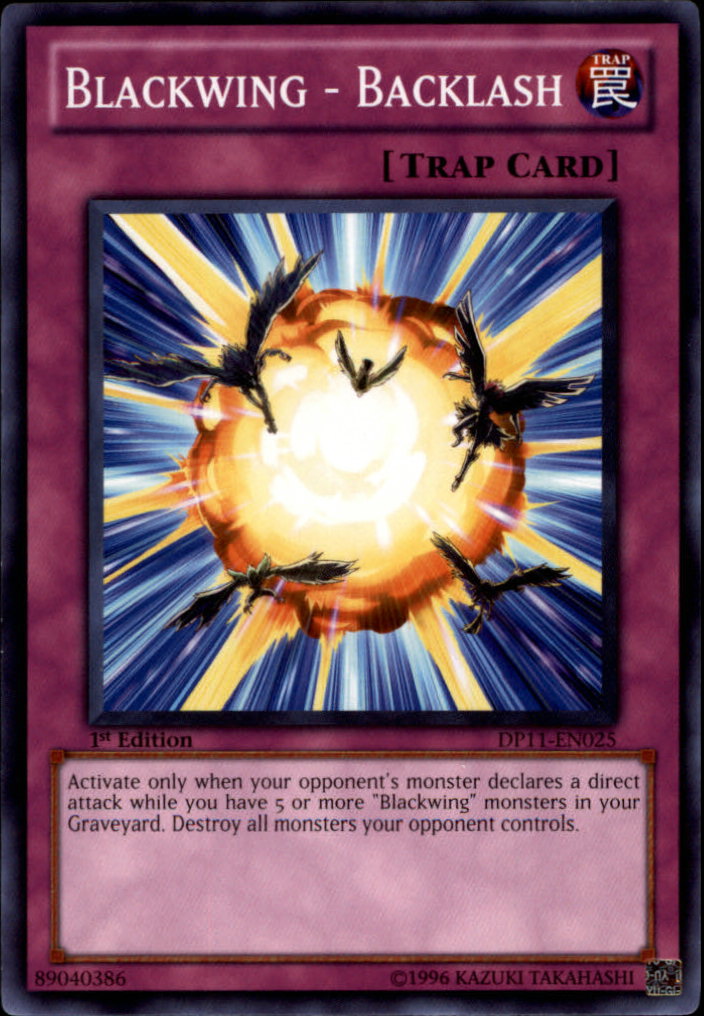 Blackwing - Backlash [DP11-EN025] Common | Jomio and Rueliete's Cards and Comics
