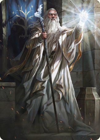 Gandalf the White Art Card [The Lord of the Rings: Tales of Middle-earth Art Series] | Jomio and Rueliete's Cards and Comics