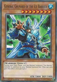 General Grunard of the Ice Barrier [SDFC-EN018] Common | Jomio and Rueliete's Cards and Comics
