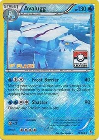 Avalugg (31/106) (League Promo 1st Place) [XY: Flashfire] | Jomio and Rueliete's Cards and Comics