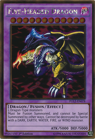 Five-Headed Dragon [PGL2-EN078] Gold Rare | Jomio and Rueliete's Cards and Comics